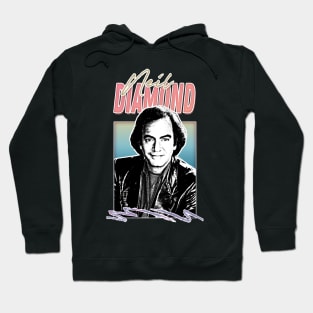 Neil Diamond // Retro 1970s Style Fan Design Hoodie